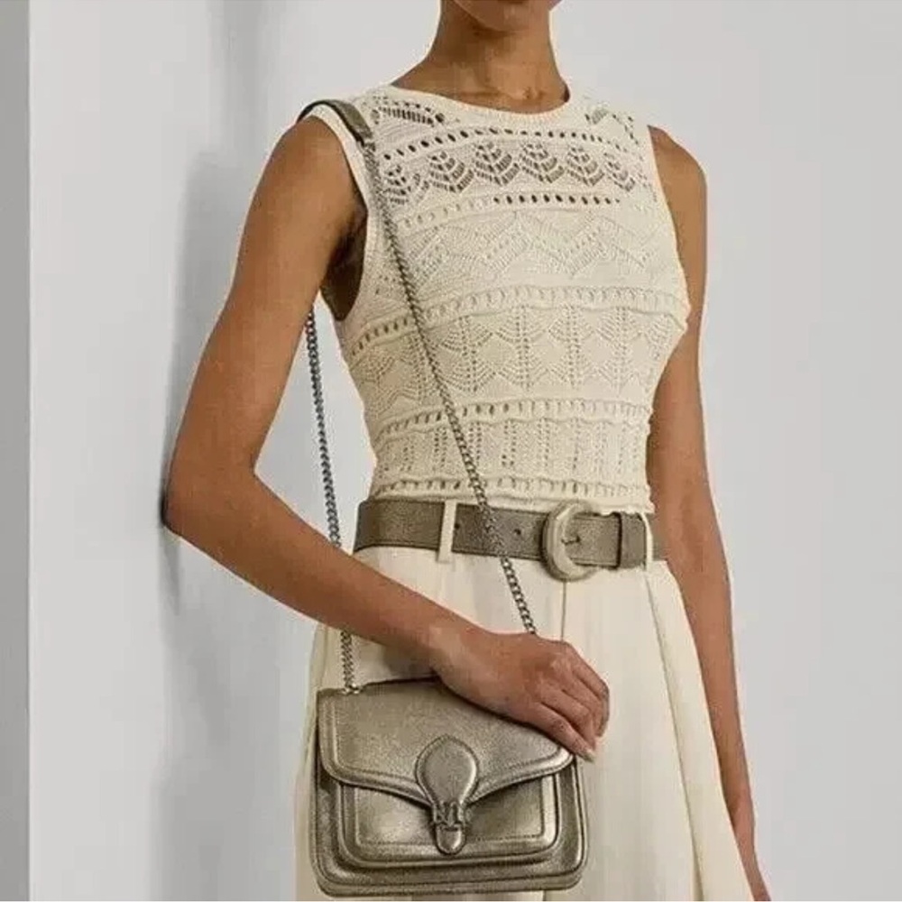 Ralph Lauren Silver Crossbody Bag